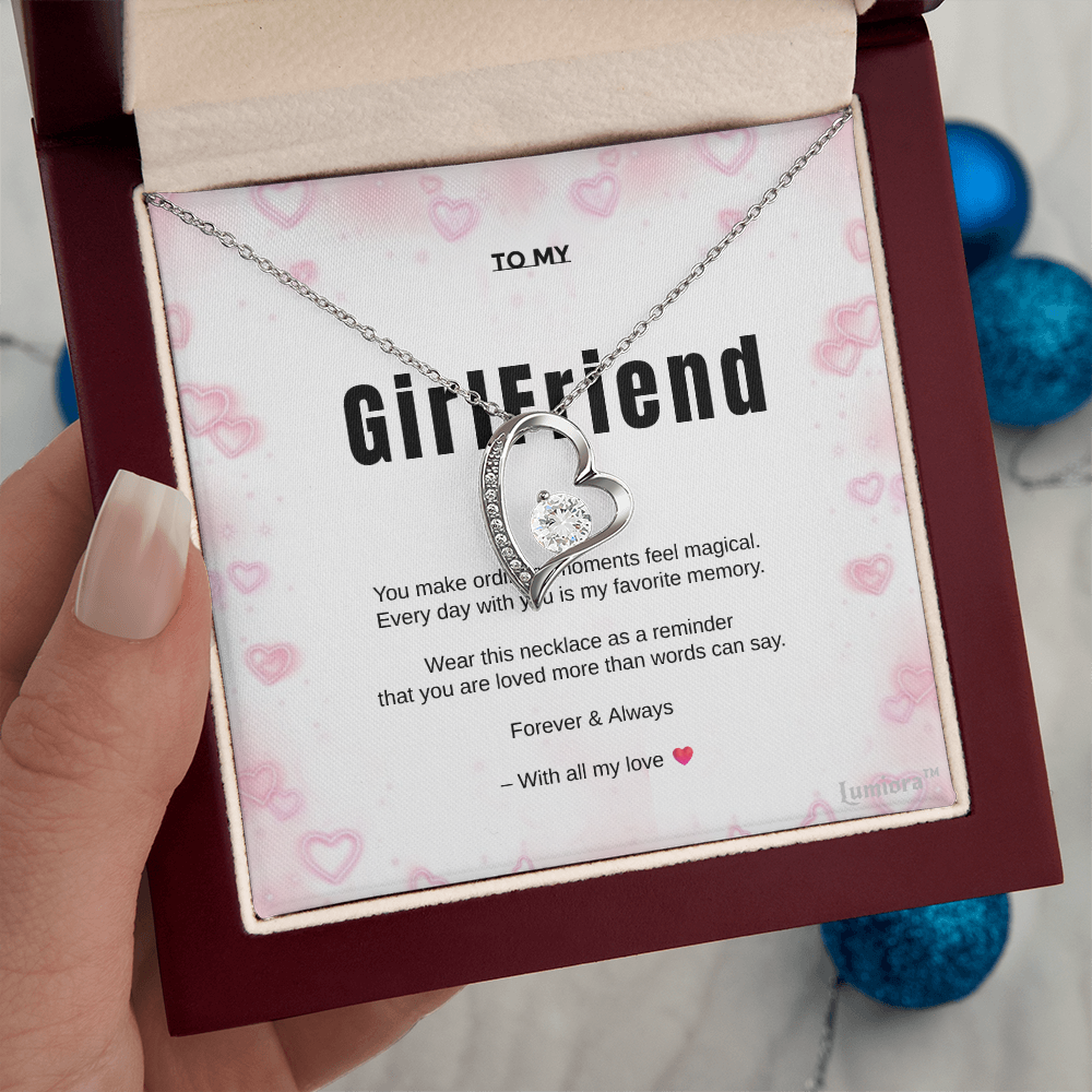 To My GirlFriend – Love Knot Necklace | Lumiora