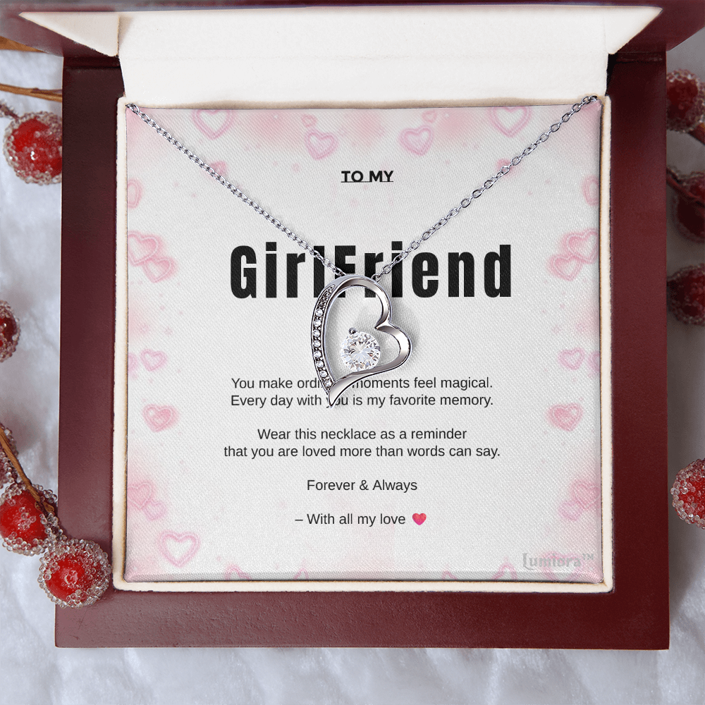 To My GirlFriend – Love Knot Necklace | Lumiora