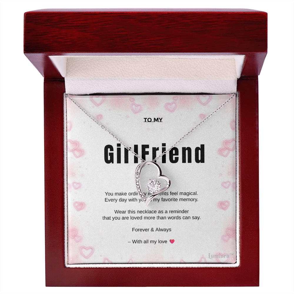 To My GirlFriend – Love Knot Necklace | Lumiora