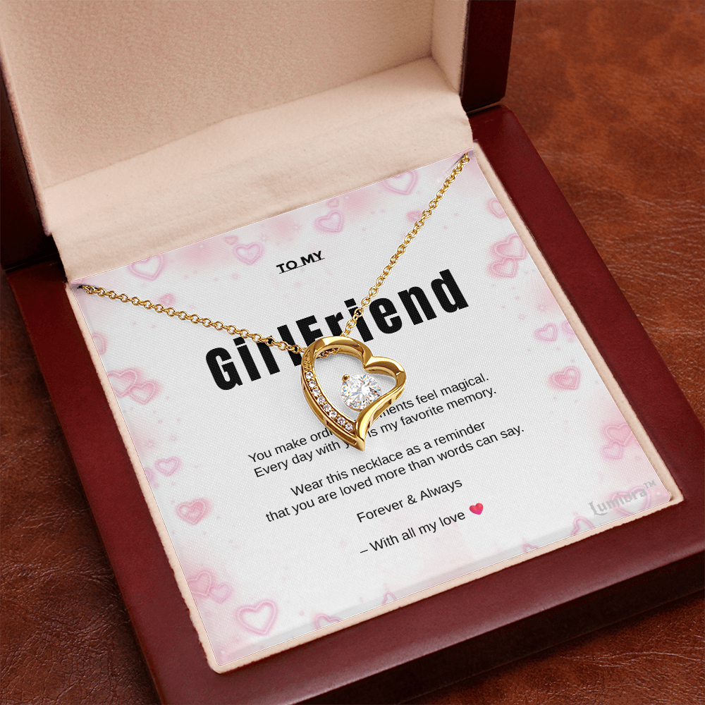 To My GirlFriend – Love Knot Necklace | Lumiora