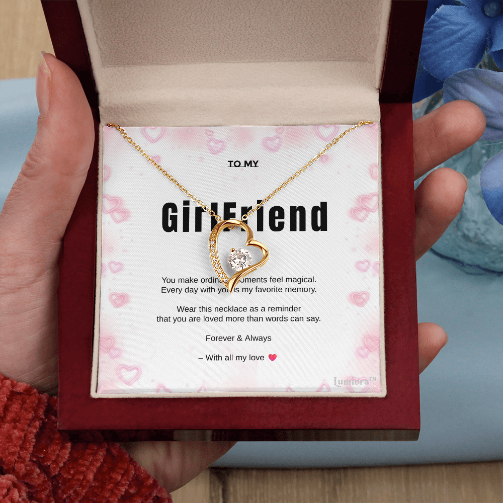 To My GirlFriend – Love Knot Necklace | Lumiora