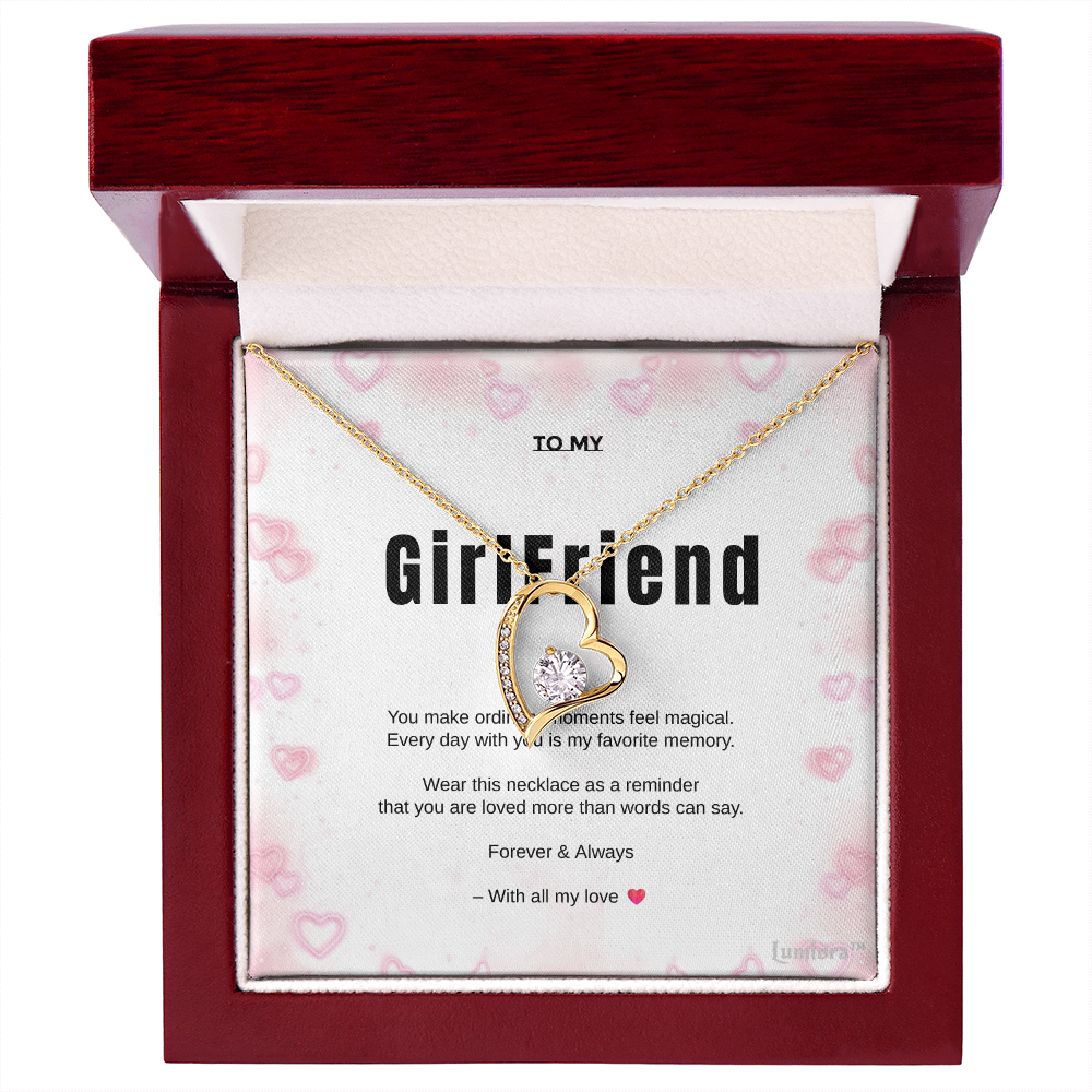 To My GirlFriend – Love Knot Necklace | Lumiora