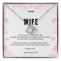To My Wife – Love Knot Necklace | Lumiora