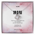 To My Mom – Love Knot Necklace | Lumiora