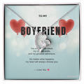 To My Boyfriend – Love Knot Necklace | Lumiora