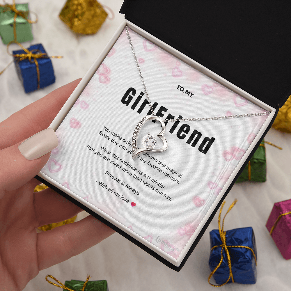 To My GirlFriend – Love Knot Necklace | Lumiora