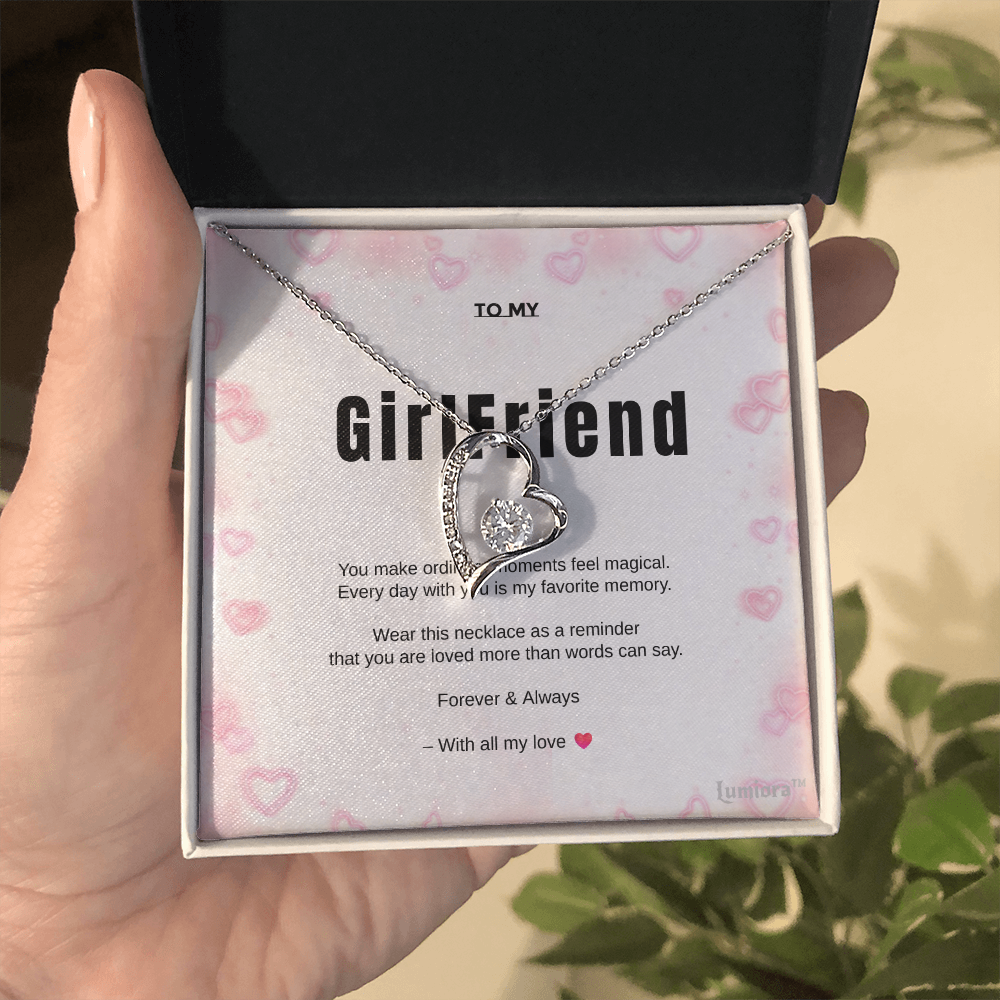 To My GirlFriend – Love Knot Necklace | Lumiora