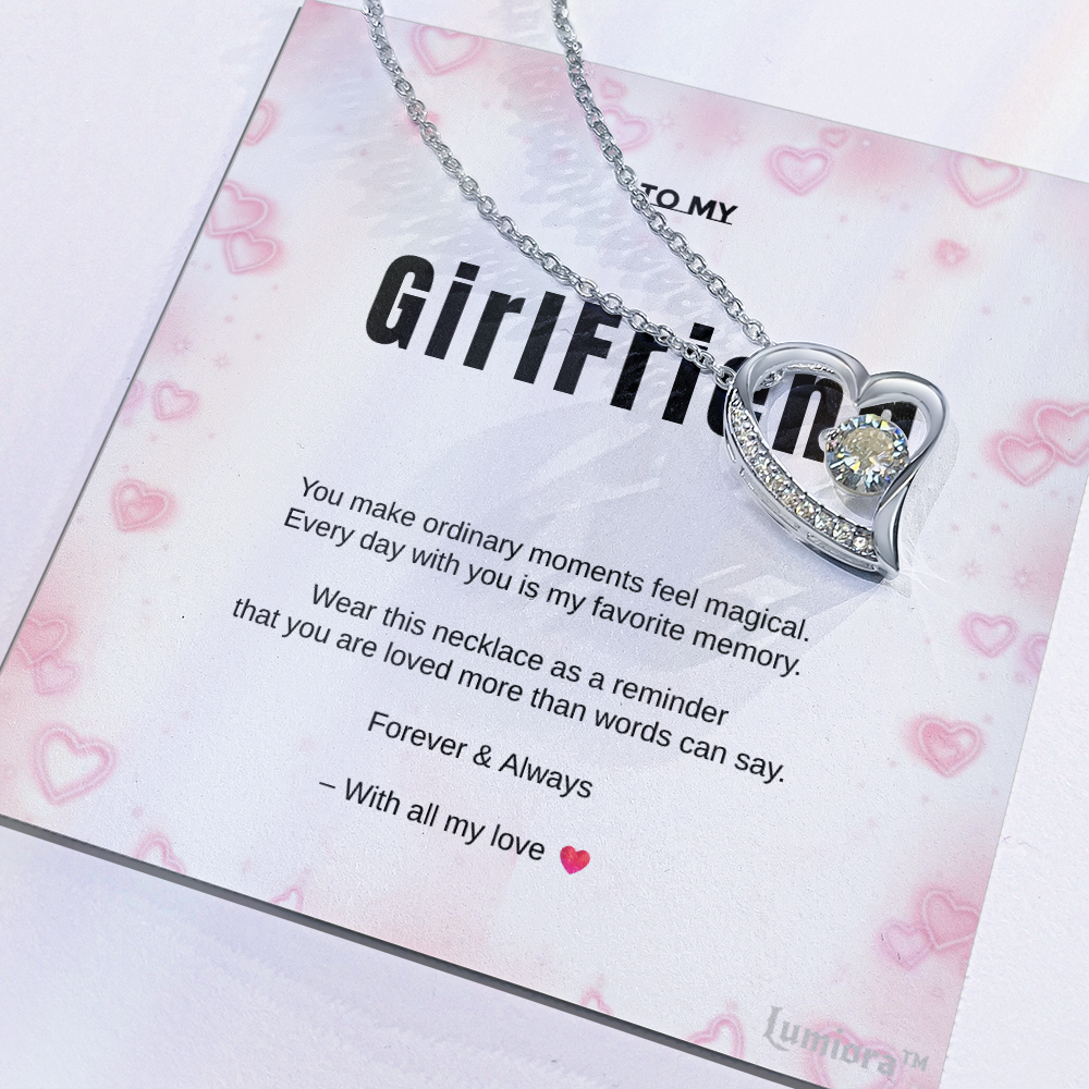 To My GirlFriend – Love Knot Necklace | Lumiora