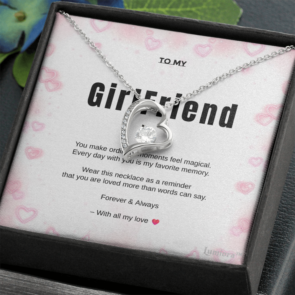 To My GirlFriend – Love Knot Necklace | Lumiora