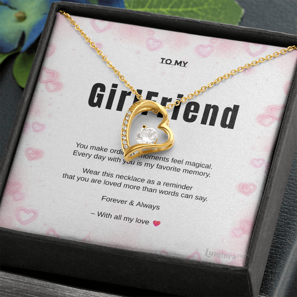To My GirlFriend – Love Knot Necklace | Lumiora