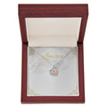 Baby Feet Heart Necklace | Lumiora